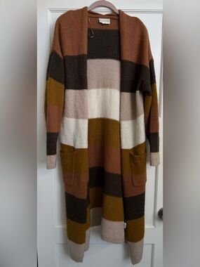 Freshman 1996 Open Long Cardigan/Duster Size Large